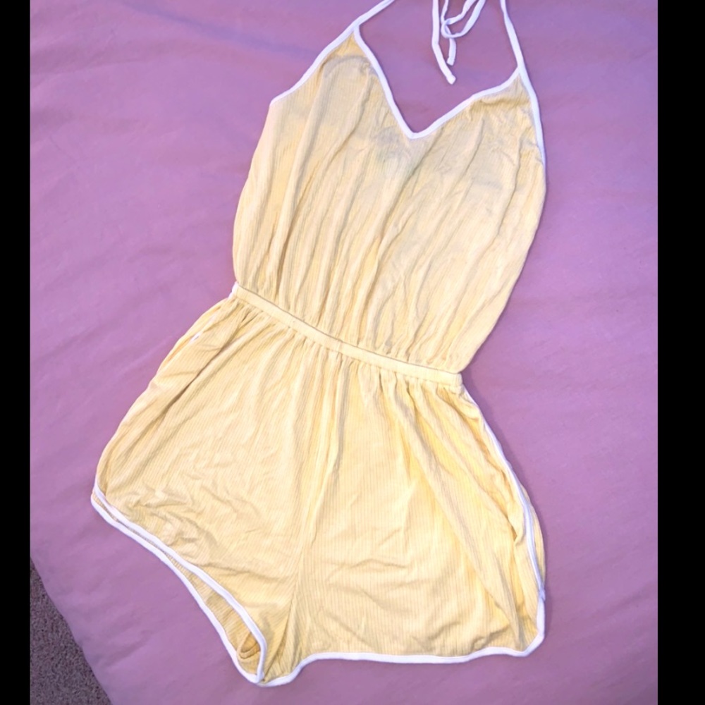 Forever 21 - medium yellow romper